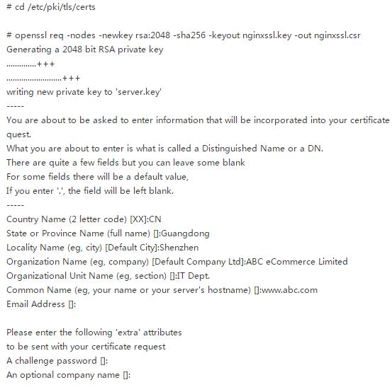 Nginx SSL数字证书安装指南