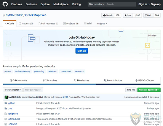   CME(CrackMapExec)-最好用的17个渗透测试工具