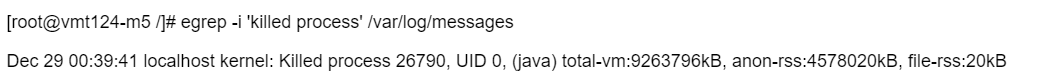 哪些原因会导致JAVA进程被kill呢